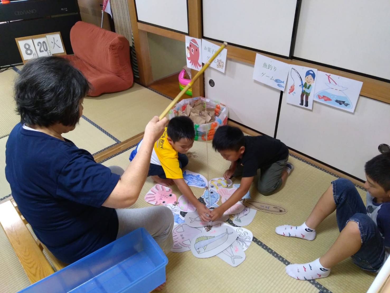 夏祭り　魚釣りゲーム