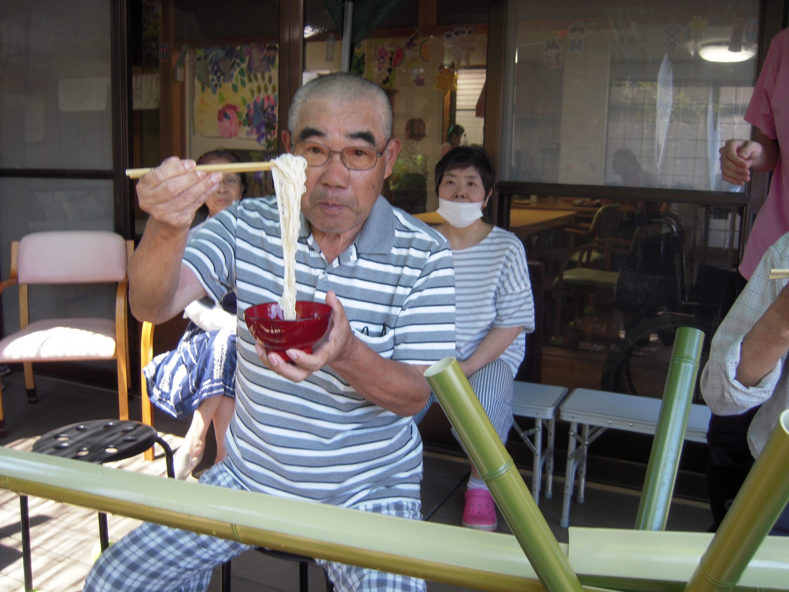 流しそうめん☆